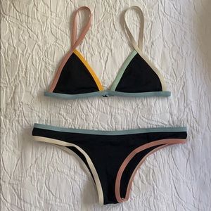 Tavik "Jett" color block bikini Sz s